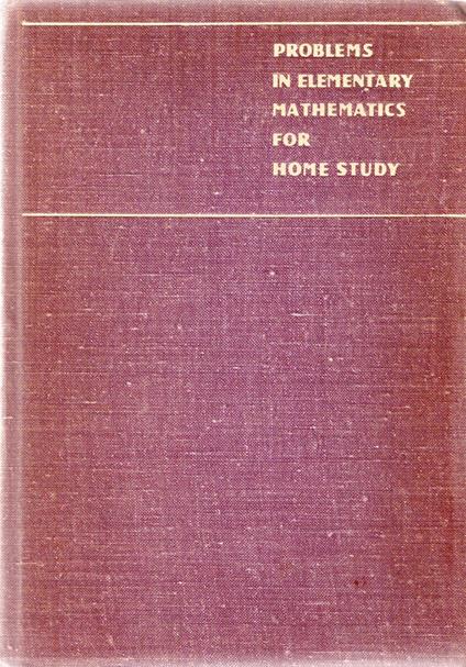 Problems in elementary mathematics - copertina