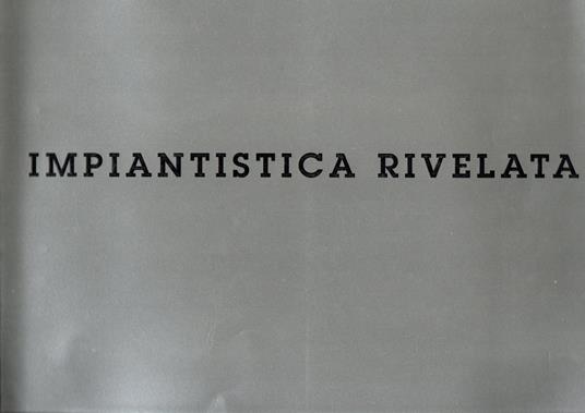 Impiantistica rivelata - copertina
