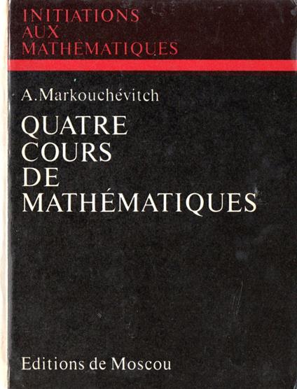 Quatre cours de mathematiques - copertina