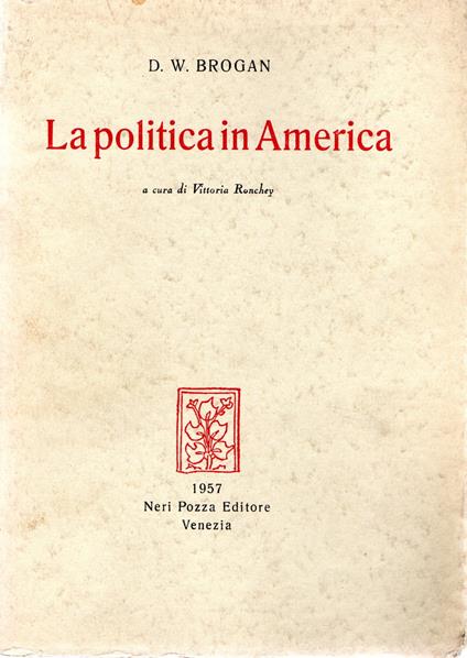 La politica in America - copertina