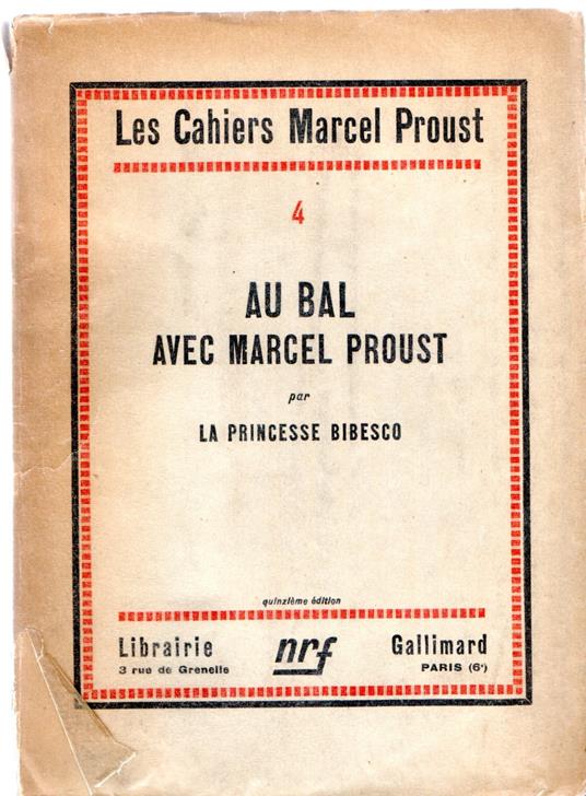 Marcel Proust - copertina
