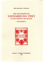 The Manuscripts of Leonardo da Vinci in the Institut de France : Manuscript I