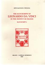The Manuscripts of Leonardo da Vinci in the Institut de France : Manuscript L
