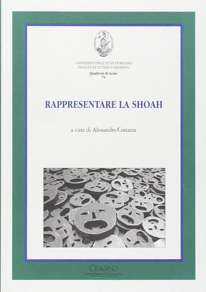 Rappresentare la Shoah - copertina