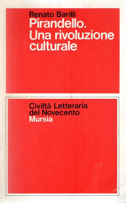 Pirandello. Una rivoluzione culturale - Renato Barilli - copertina