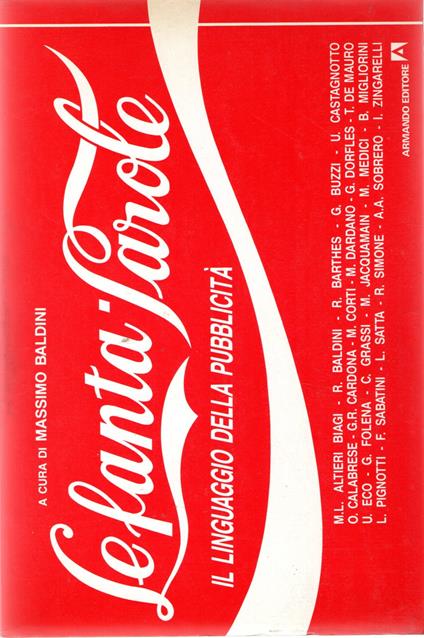 Le fanta parole : Il linguaggio della pubblicità - copertina