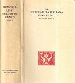Memorialisti dell'Ottocento - Tomo II (