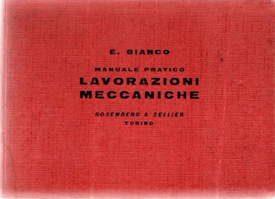 Manuale pratico Lavorazioni Meccaniche - copertina