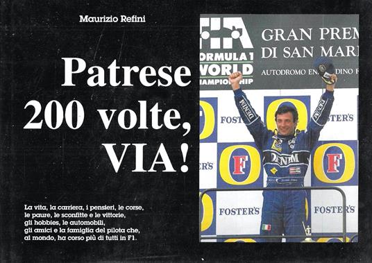 Patrese, 200 volte VIA ! - copertina