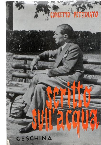 Scritto Sull'Acqua - Concetto Pettinato - copertina