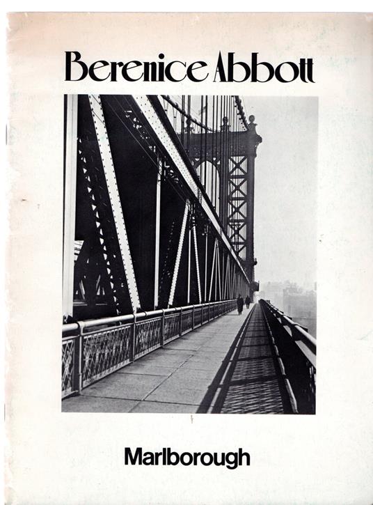 Berenice Abbott - copertina