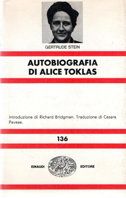 Autobiografia di Alice Toklas - Gertrude Stein - copertina