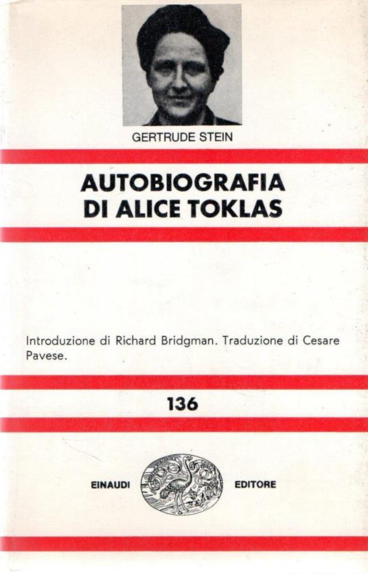 Autobiografia di Alice Toklas - Gertrude Stein - copertina
