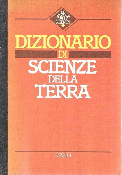 Dizionario di scienze della terra - copertina
