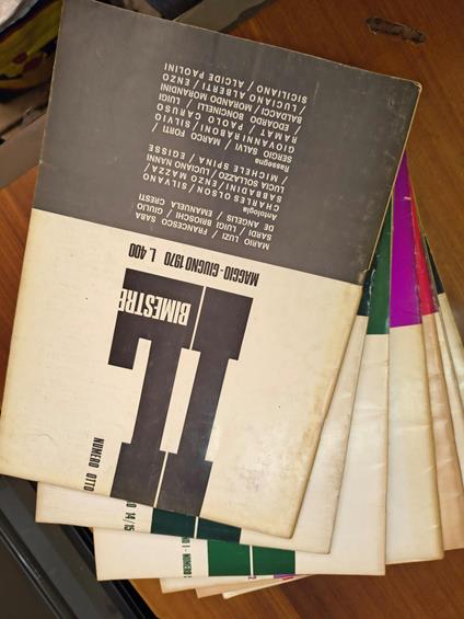 Lotto di numeri sparsi della rivista : Il Bimestre quaderno bimestrale di cultura (16 vol.) - copertina