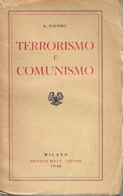 Terrorismo e comunismo - copertina