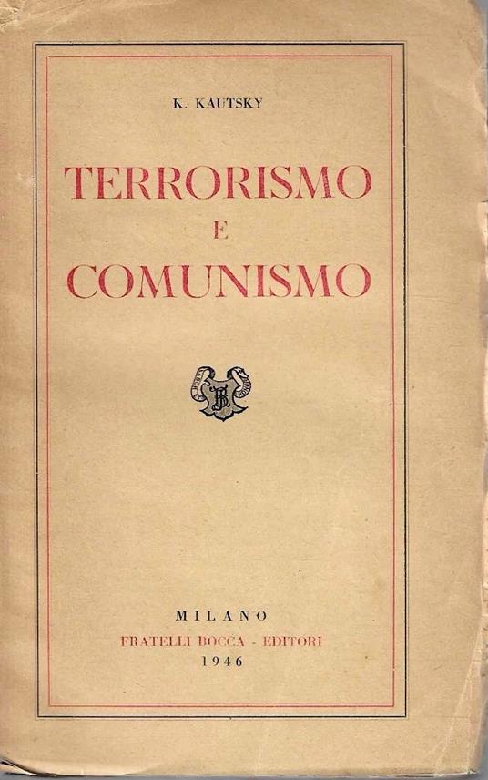 Terrorismo e comunismo - copertina