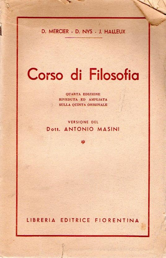 Corso di Filosofia - copertina