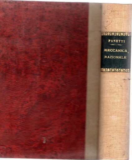 Lezioni di meccanica razionale - Modesto Panetti - copertina