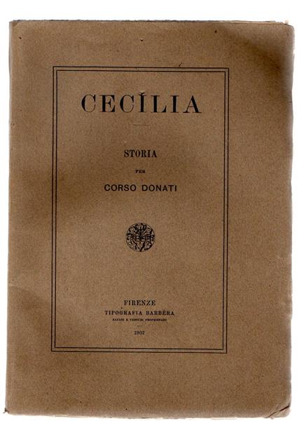 Cecilia : storia per Corso Donati - copertina