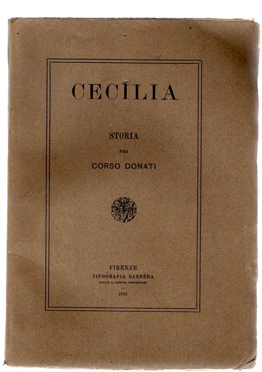 Cecilia : storia per Corso Donati - copertina