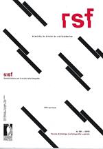 Forme di dialogo tra fotografie e parole. RSF Rivista di Studi di Fotografia, n.08/2018