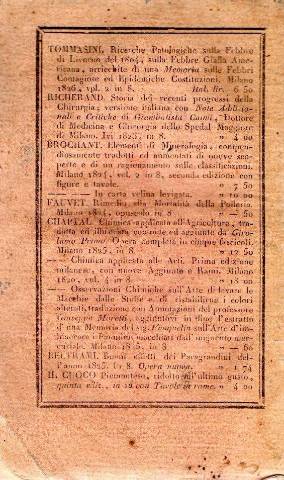 TRATTATO DELLE VIRTU' MEDICINALI DELL'ACQUA COMUNE. In cui si dimostra ch'ella si preserva e guarisce da infinite malattie con osservazioni fondate su esperienze fatte per quaranta anni, e si danno alcuni avvertimenti per la regola di vivere. Opera d
