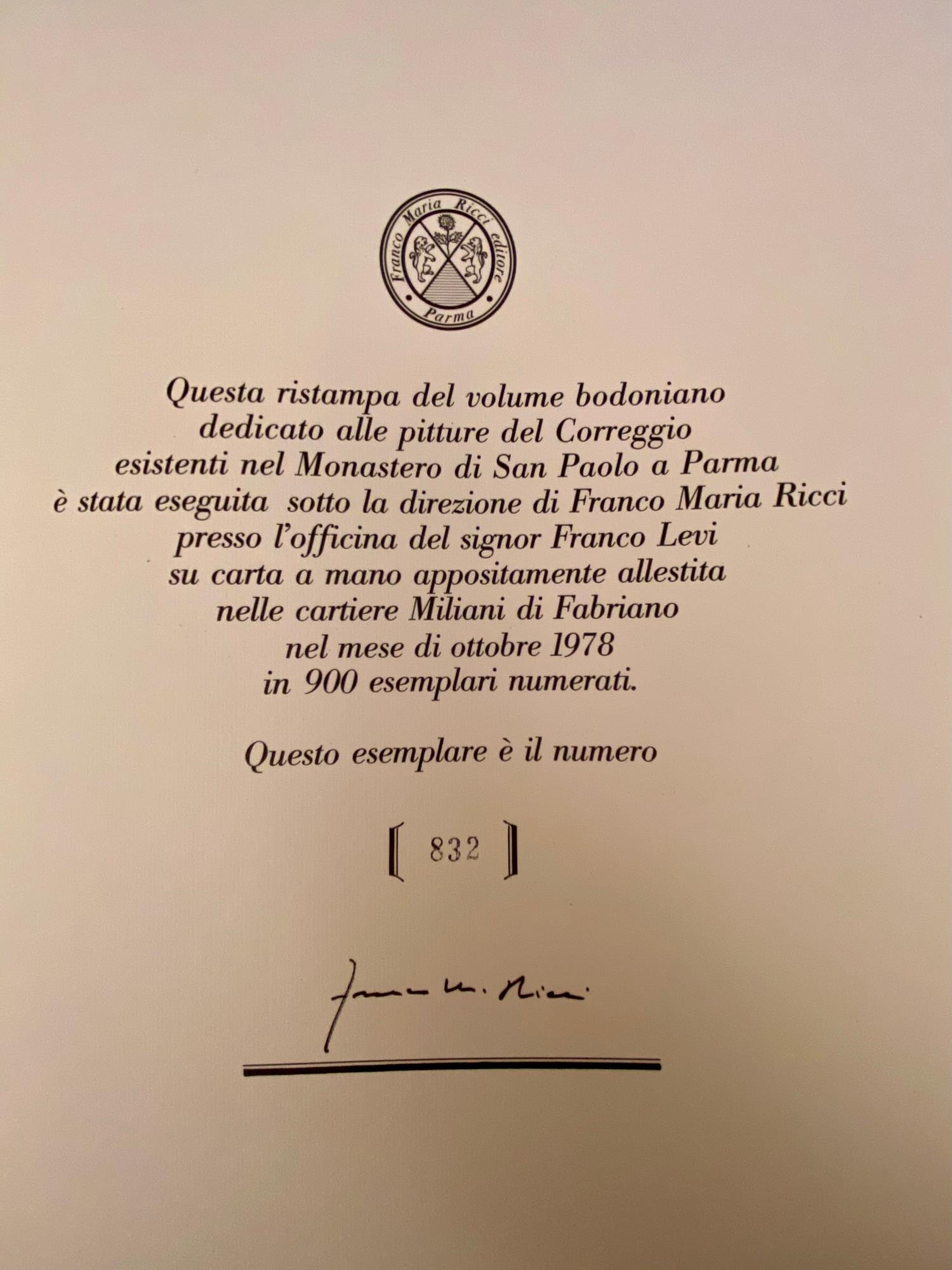 Pitture di Antonio Allegri detto Il Correggio