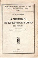 La territorialità come base dell'ordinamento giuridico del contado