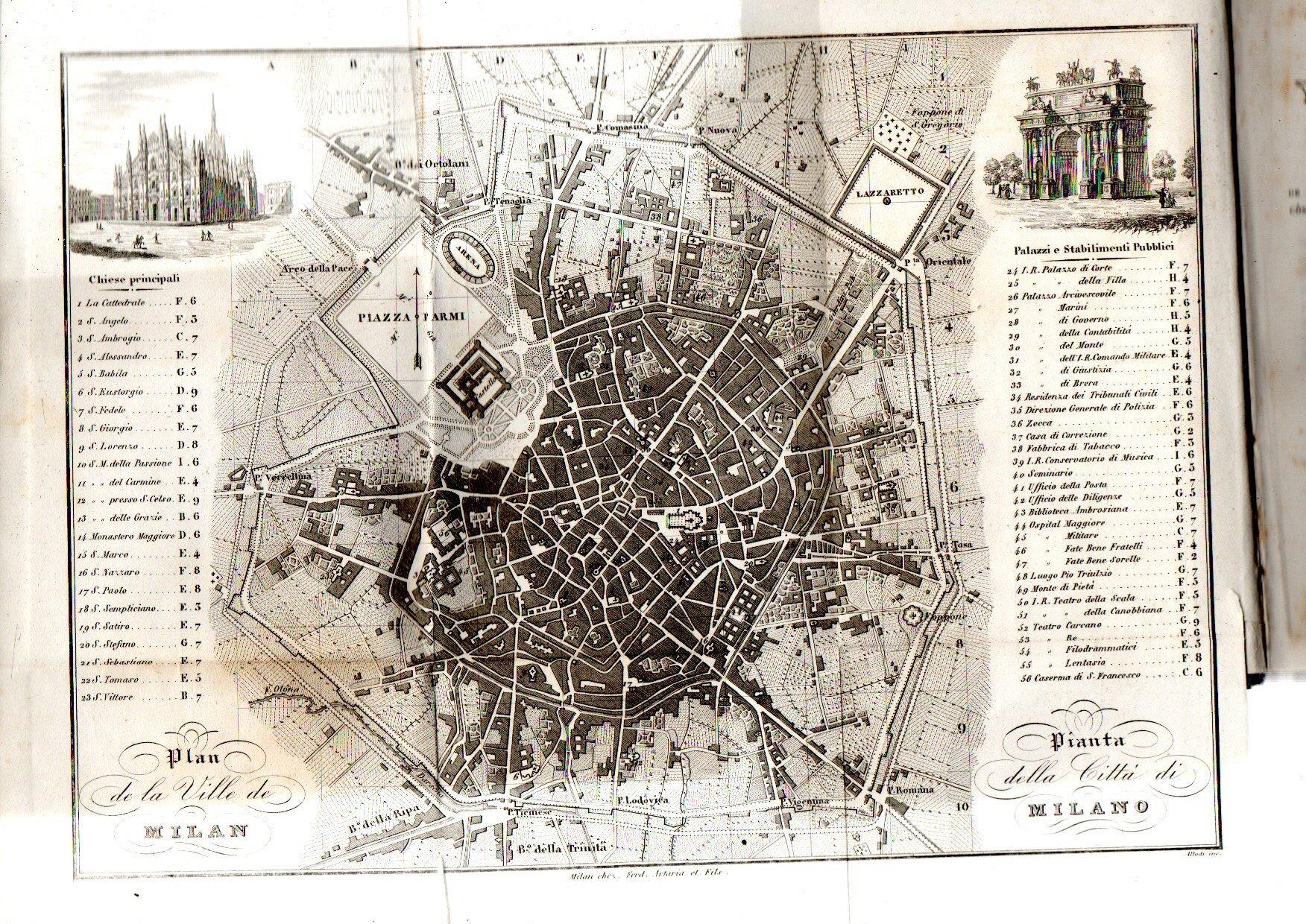 Description De La Ville De Milan Et Ses Environs