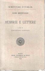 Memorie e lettere