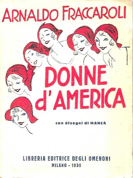 Donne d'America - Arnaldo Fraccaroli - copertina