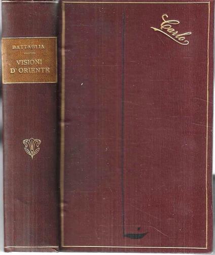 Visioni d'Oriente - Eliseo Battaglia - copertina