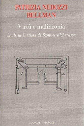 Virtù e malinconia - copertina