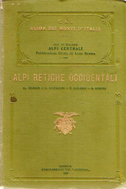 Alpi Retiche Occidentali - copertina