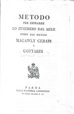 Metodo per estrarre lo Zucchero dal Mele steso dai Signori Magawly Cerati e Gottardi