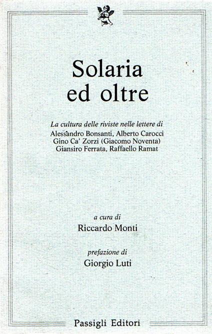 Solaria ed oltre - copertina