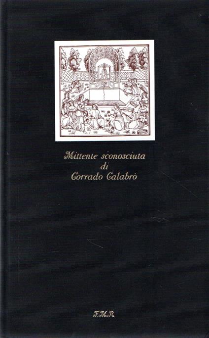 Mittente sconosciuta - copertina