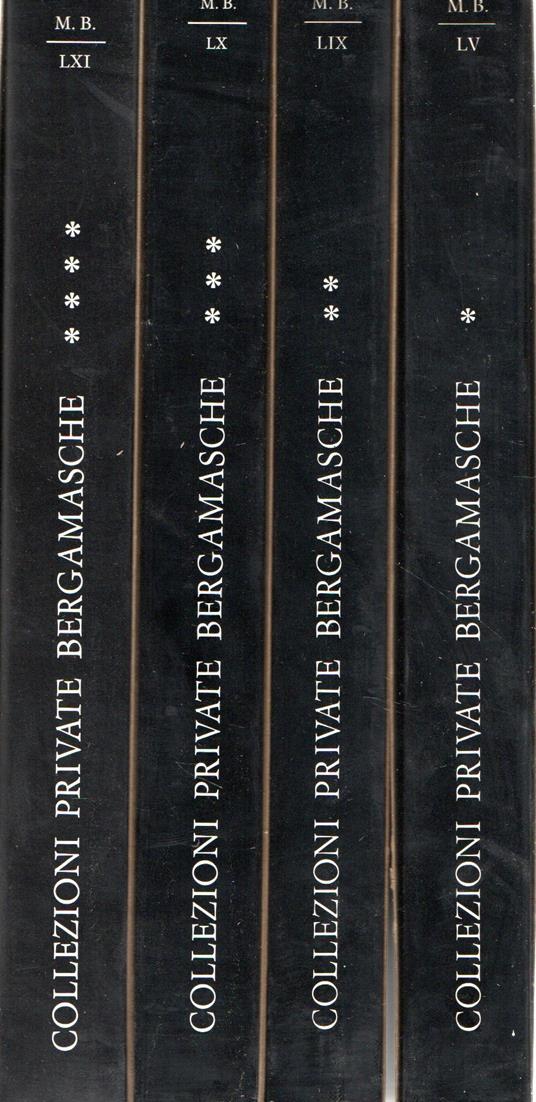Offerta!! Collezioni private bergamasche (4 vol.) - copertina