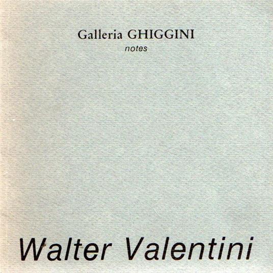 Walter Valentini - copertina