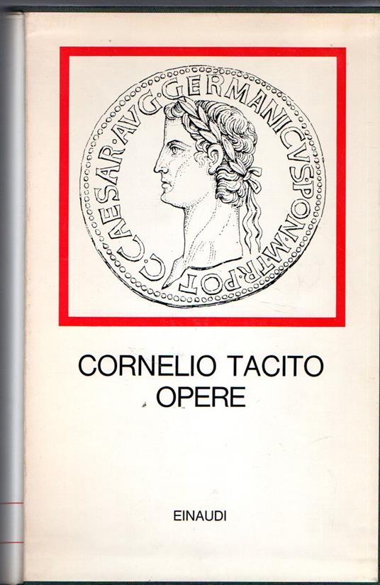 Opere, Cornelio Tacito - copertina