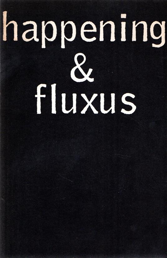 Happening & Fluxus - copertina