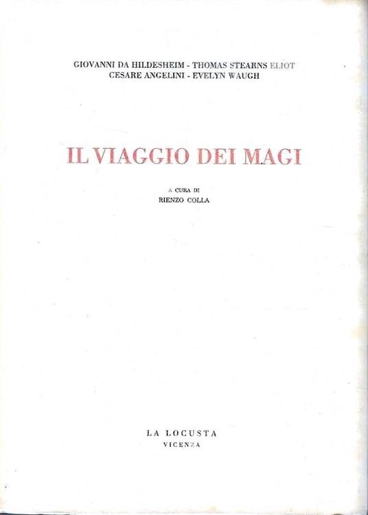 Il viaggio dei Magi - copertina