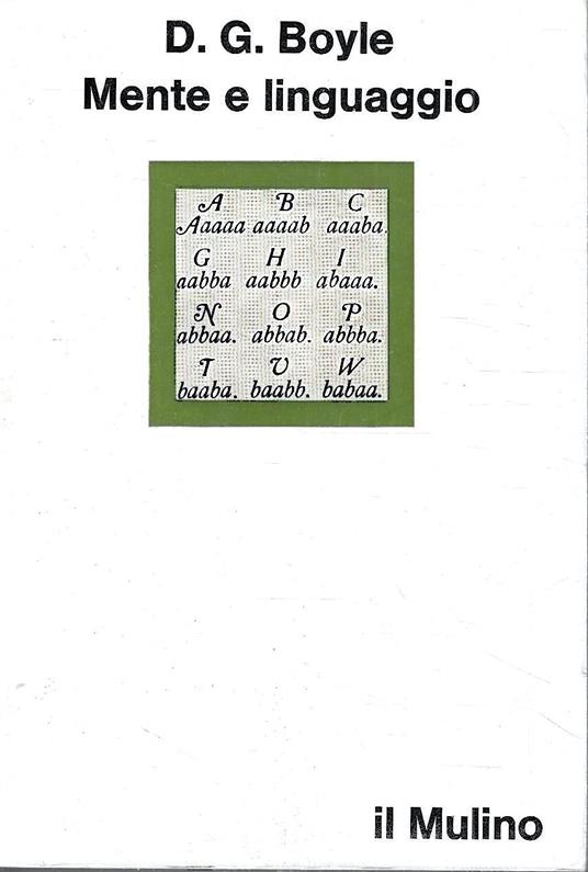 Mente e linguaggio - copertina