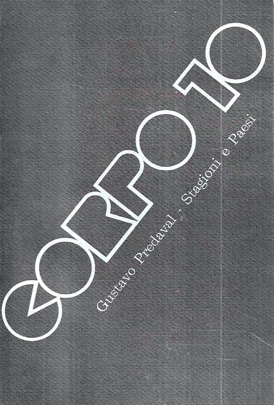 Stagioni e Paesi - Gustavo Predaval - copertina