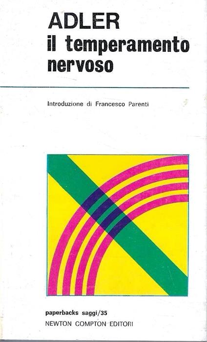 Il temperamento nervoso - Alfred Adler - copertina