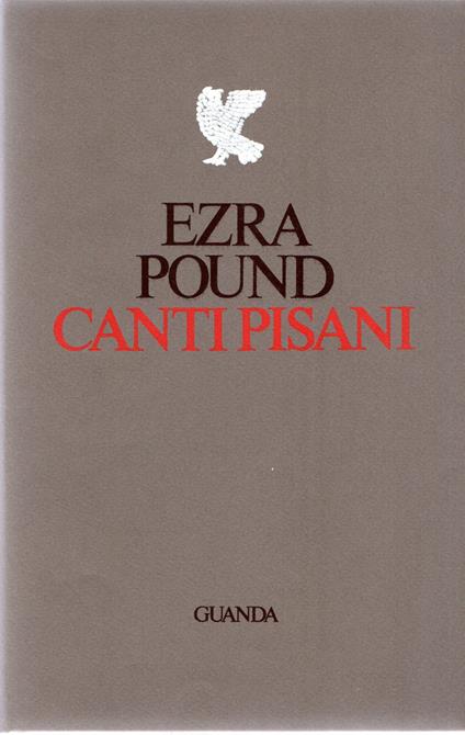 Canti pisani - Ezra Pound - copertina