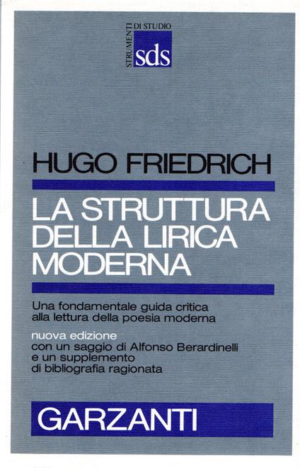 La struttura della lirica moderna - Hugo Friedrich - copertina