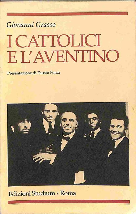 I cattolici e l'Aventino - copertina