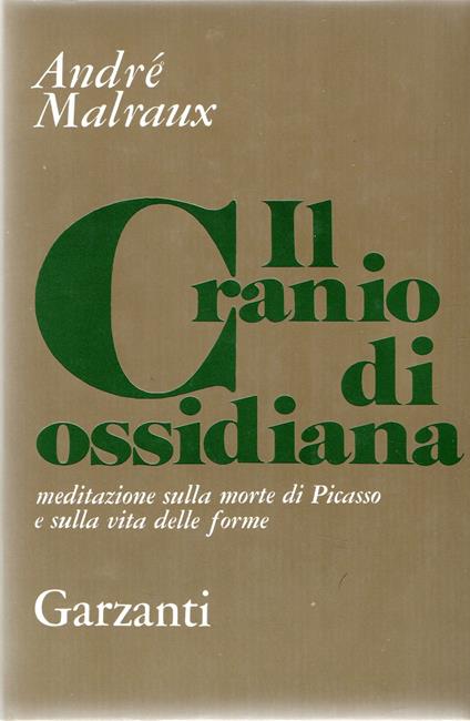 Il cranio di ossidiana - André Malraux - copertina